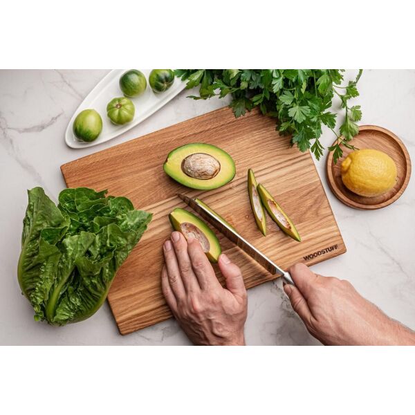 

Solid Oak Chopping Board Set of Wooden Cutting Board (Size L)