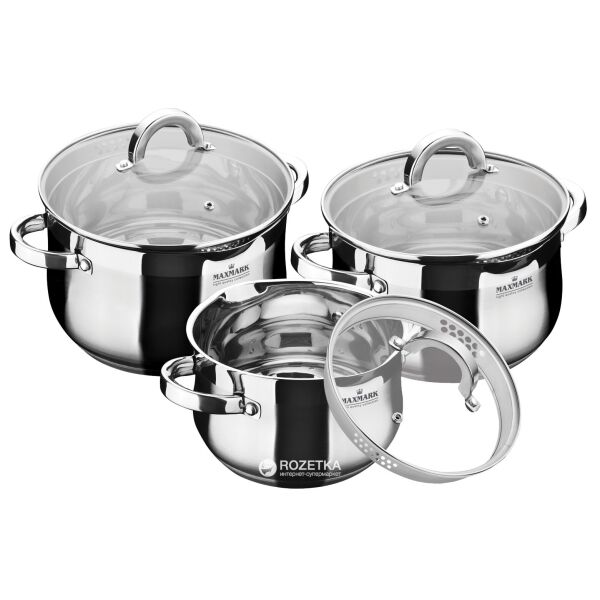 

Набор посуды Maxmark 6 предметов (MK-BL6506A)