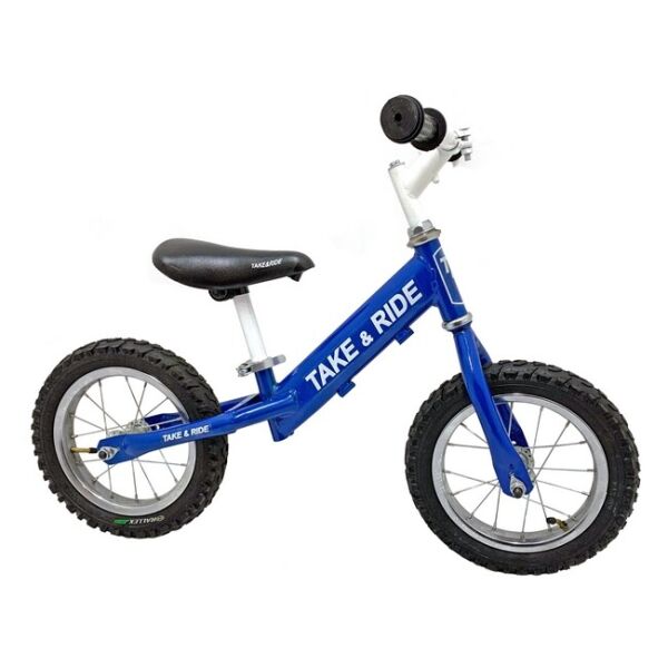 

Детский беговел TakeRide на резиновых надувных колесах RB-50 Classic сине-белый(TR-RB 50 Classic сине-белый)