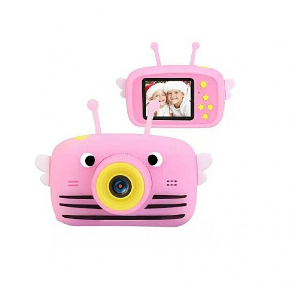 

Детская Фото видео камера Smart Kids Funny Bee Plus Противоударный Фотоаппарат Full HD 1920x1080P Pink (987967-DPZ)
