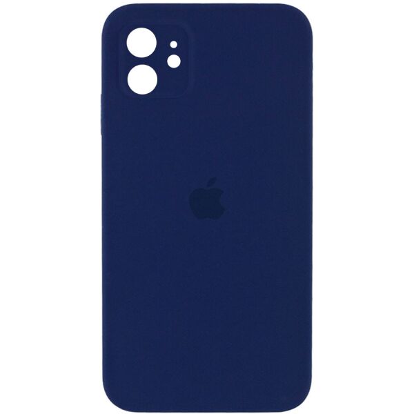 

Чехол Epik Silicone Case Square Full Camera Protective AA для Apple iPhone 11 Темно-синий / Midnight blue