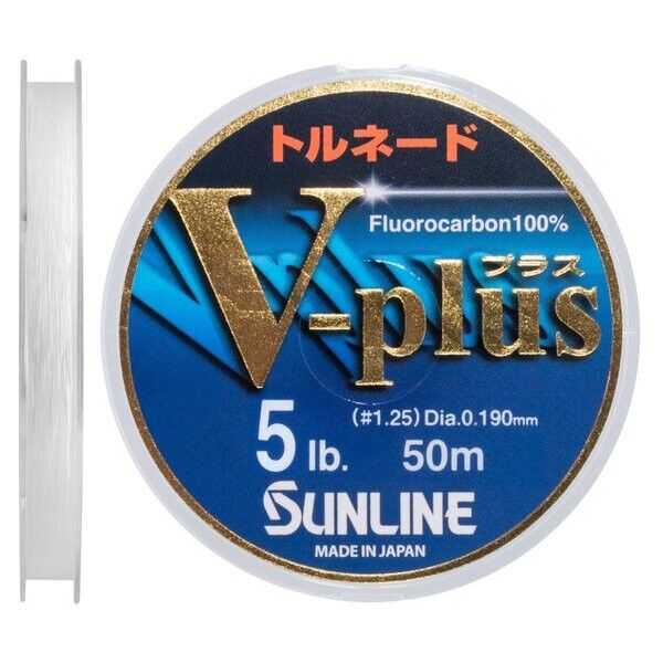 

Флюорокарбон Sunline V-Plus 50м #2,5 0.26мм 5кг