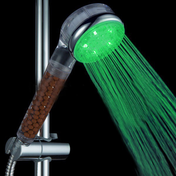 

Лейка для душа SUNROZ LED Spa Heathy Shower Head с турмалином и подсветкой воды (SUN3992)