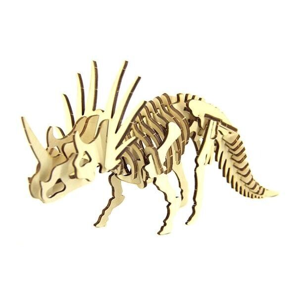 

Деревянная пьяный 3D конструктор SUNROZ Динозавр Трицератопс (SUN6658)