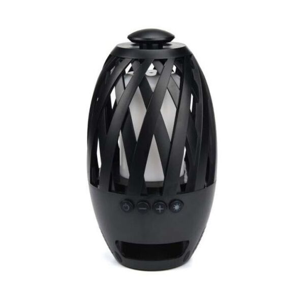 

Беспроводная портативная Bluetooth колонка SUNROZ Flame Atmosphere BTS-596 LED Камин Black (SUN0114)