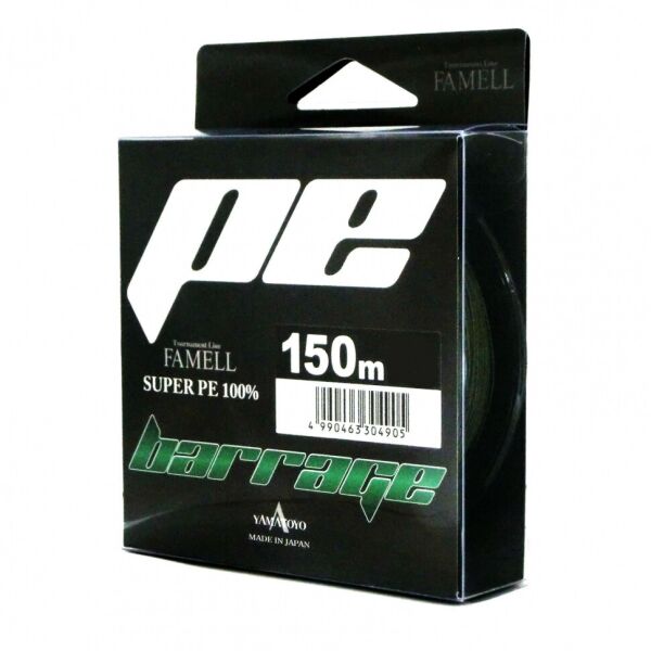

Шнур Yamatoyo Barrage Super PE Dark Green 150m 16lb
