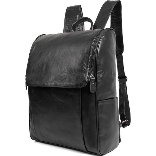

Рюкзак Vintage 14523 кожаный Черный