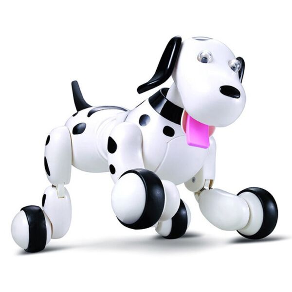 

Интерактивная игрушка HappyCow Smart-Dog робот-собака на р/у Бело-Черный (SUN1770)