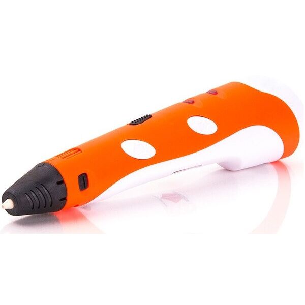 

3D-ручка SUNROZ Pen 2 с набором пластика и трафаретами Оранжевый (SUN2502)