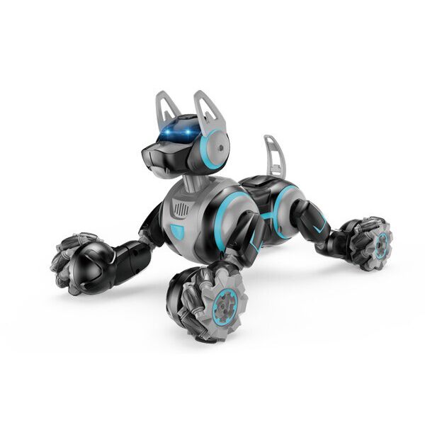 

Интерактивная игрушка SYRCAR Stunt Dog робот-собака на р / Черно-серый (SUN7275)