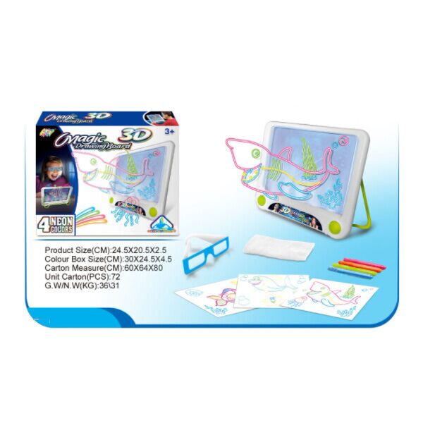 

Светодиодная доска SHANTOU 3D Magic Drawing Board планшет для рисования светом Белый (SUN8233)