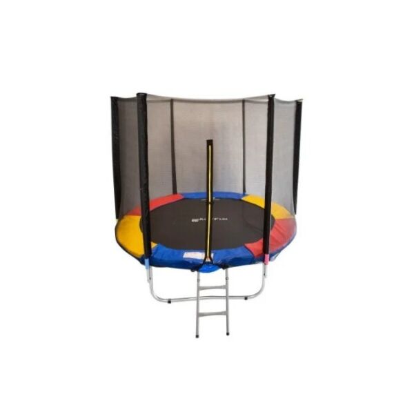 

Детский батут для прыжков JustFun с защитной сеткой и лесенкой 252 см Multicolor (SUN8579)