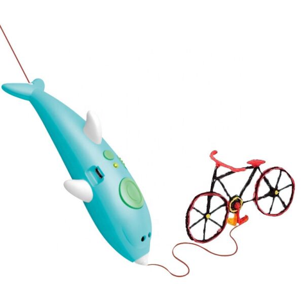 

3D-ручка SUNROZ 3D Painting Pen с набором пластика Голубой (SUN2655)