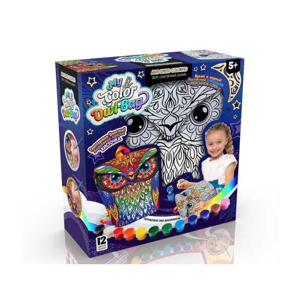 

гр Набор креативного творчества My Color Owl-Bag СOWL-01-01 Рус. (4) ДАНКО ТОЙС