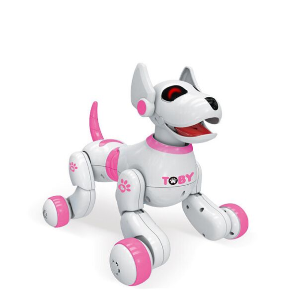 

Интерактивная игрушка TENFUN E-TOBY робот-собака на р / Бело-Розовый (SUN3451)