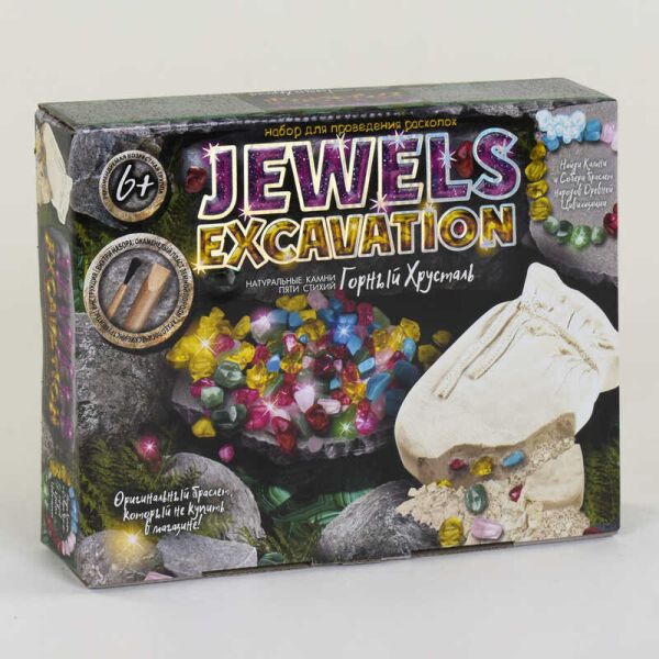 

гр Набор для проведения раскопок Jewels Excavation JEX-01-01 камни рус. (6) ДАНКО ТОЙС