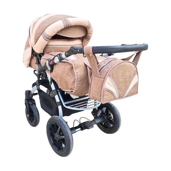 

Коляска-трансформер Trans Baby Prado Lux Len (Lux 03Lux 24) Brown Beige