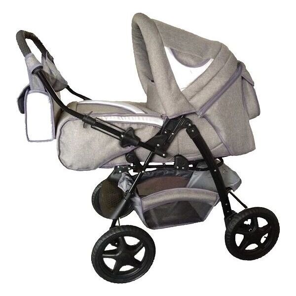 

Коляска-трансформер Trans Baby Яся Len 0516 Light GrayMetallic