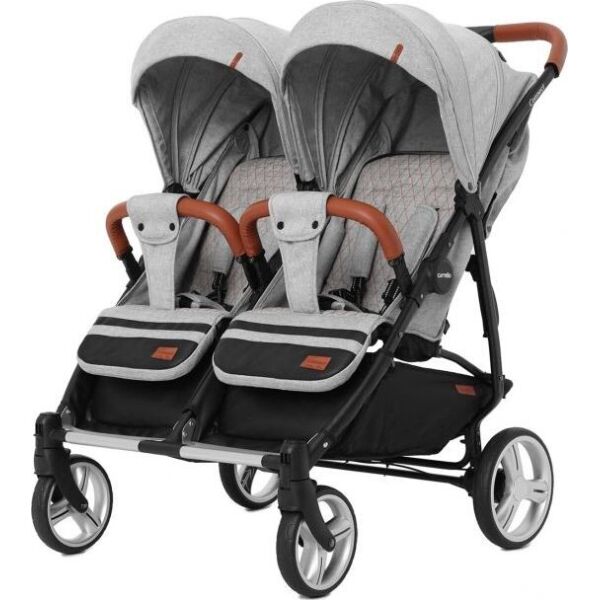 

Прогулочная коляска для двойни Carrello Connect CRL-5502 Rock Gray (CRL-5502)