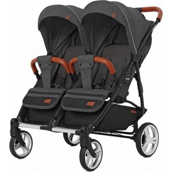 

Прогулочная коляска для двойни Carrello Connect CRL-5502 Serious Black (CRL-5502)