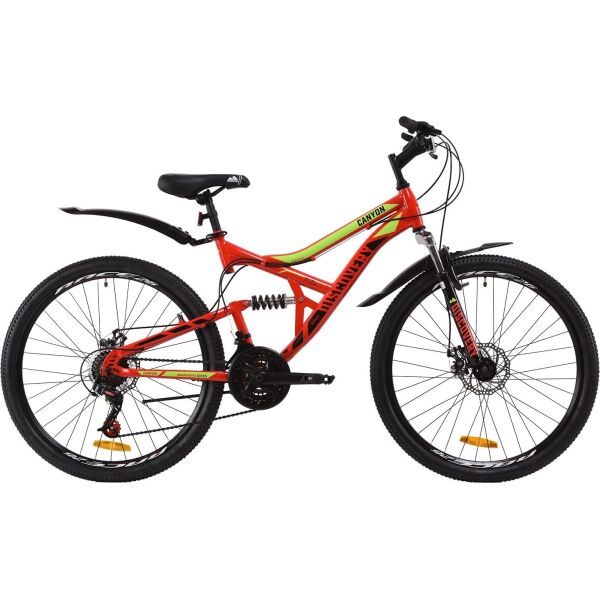 

26" Discovery Canyon AM DD Рама 18" Оранжево-салатово-черный 2020 ES 1376