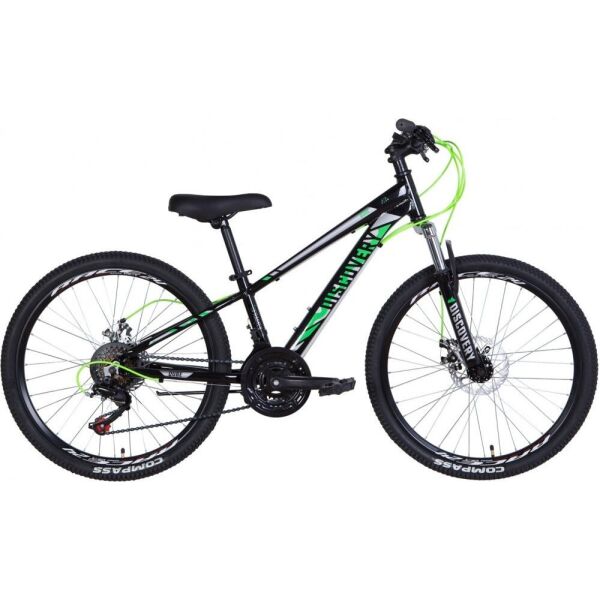 

24" Discovery Qube AM DD Рама 13" 2021 Черно-серо-салатовый ES 1408
