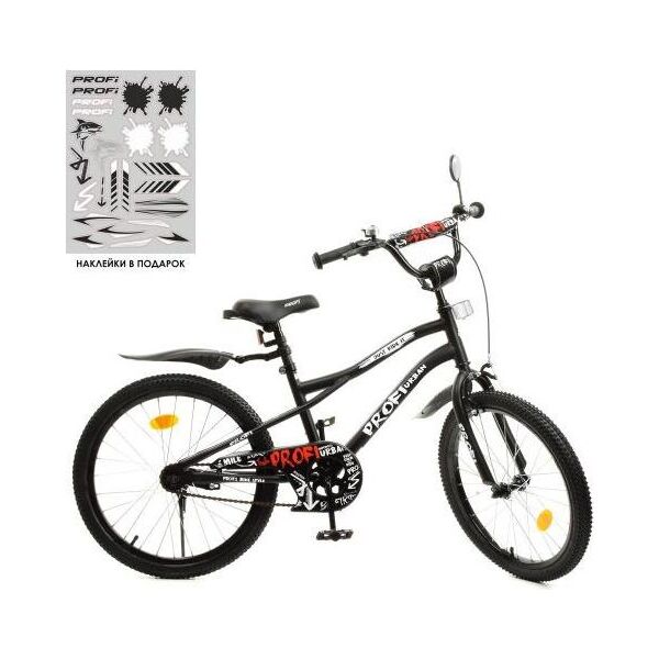 

Велосипед PROFI Urban 20 Y20252 Black mat (Y20252)