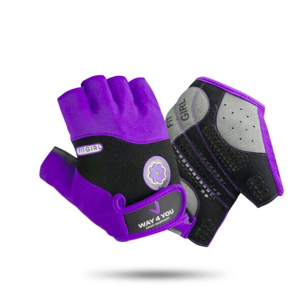 

Перчатки женские для фитнеса Way4you Purple w-1727 (1727), M
