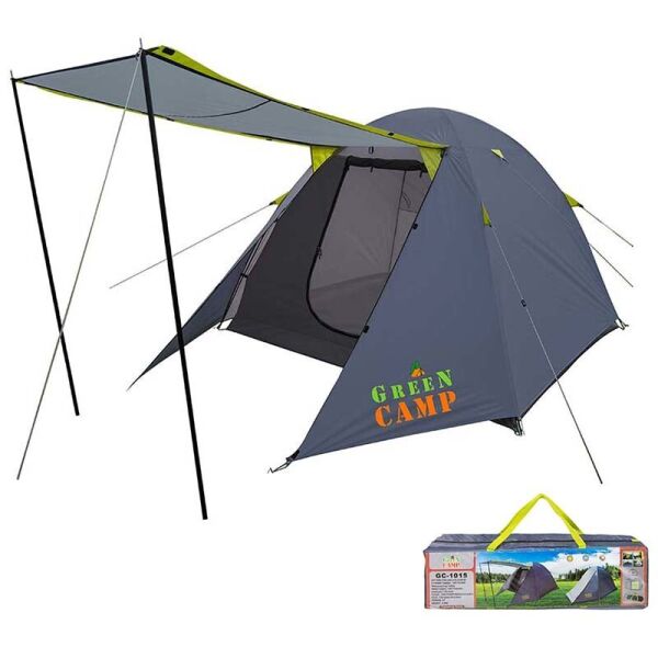 

Палатка трехместная Green Camp 1015 (GC1015)