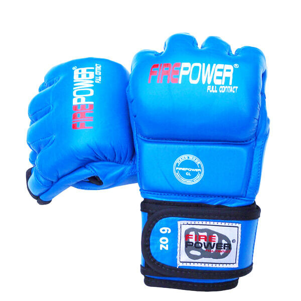 

Перчатки MMA FirePower FPMG3 (FP-1783-V) - синие, L/XL