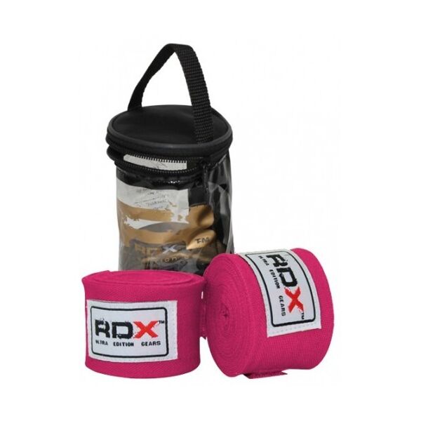 

Бинт боксерский RDX Fibra Pink (4,5 м, 2 шт)