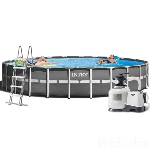 

Каркасный бассейн Intex 26340, 732х132 см (фильтр-насос, лестница, тент)