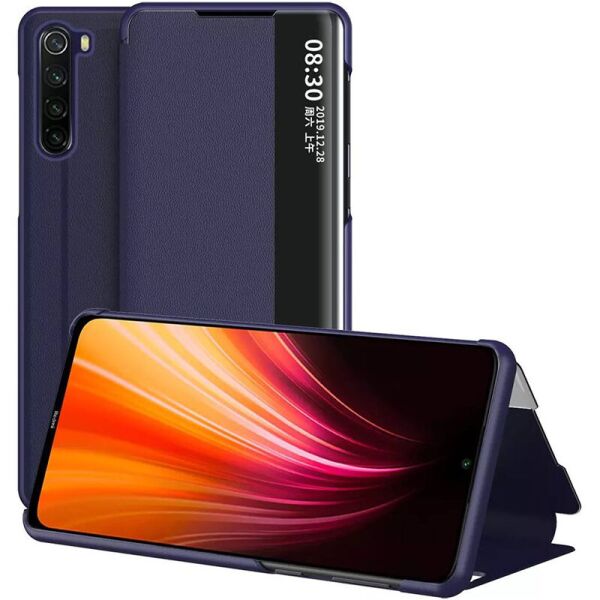 

Чехол-книжка Smart View Cover для Xiaomi Redmi Note 9s / Note 9 Pro / Note 9 Pro Max Синий