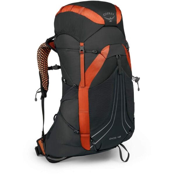 

Рюкзак Osprey Exos 48 Blaze Black - MD - черный