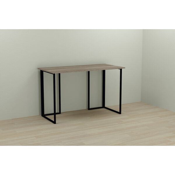 

Компьютерный стол Ferrum-decor Ханна 75x100x60 черный ДСП Дуб Сонома Труфель 16мм
