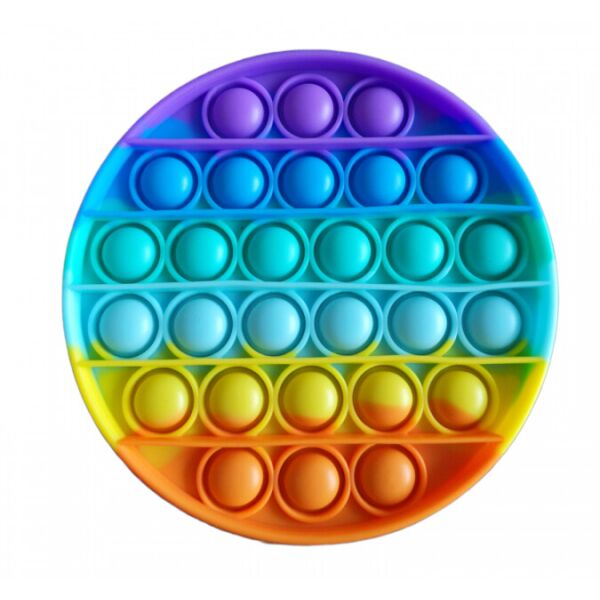 

Сенсорная игрушка Pop It, поп т, Нажми пузырь пупырышки антистресс, у Multicolored Bubble-12-S3