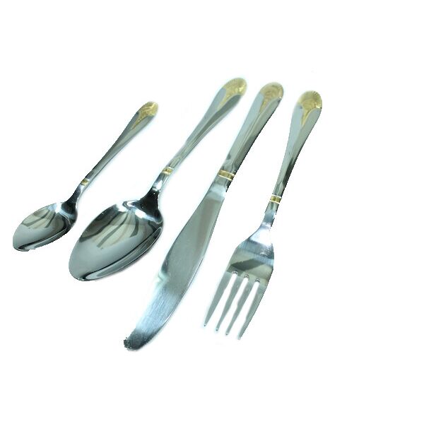 

Столовый STE Набор Корона (4шт/золотой)