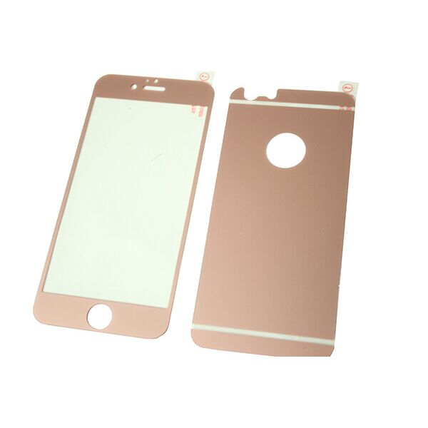 

Стекло PLW защитное цветное 2-х стор. IPhone 6 ps/6s ps (Розовый)