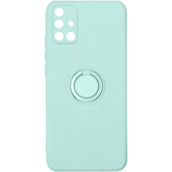 

Чехол TPU Candy Ring Full Camera для Samsung Galaxy A51 Бирюзовый / Ice Blue