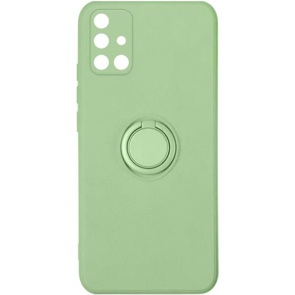 

Чехол TPU Candy Ring Full Camera для Samsung Galaxy A71 Мятный / Mint
