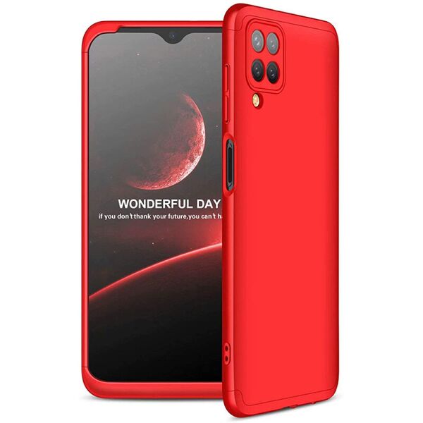 

Пластиковая накладка GKK LikGus 360 градусов (opp) для Samsung Galaxy A12 Красный