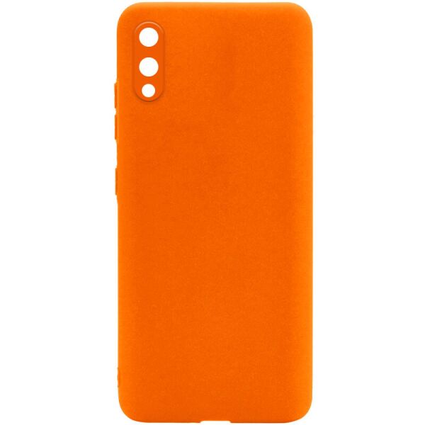 

Силиконовый чехол Candy Full Camera для Samsung Galaxy A02 Оранжевый / Orange