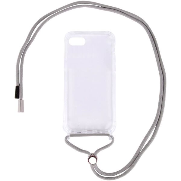 

Чехол TPU Crossbody Transparent для Apple iPhone 7 / 8 / SE (2020)(4.7″) Серый
