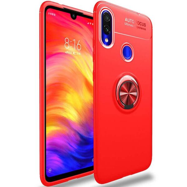 

TPU чехол Deen ColorRing под магнитный держатель (opp) для Xiaomi Redmi Note 7 / Note 7 Pro /Note 7s Красный / Красный