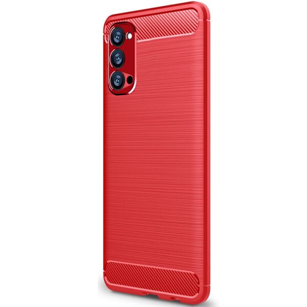 

TPU чехол Slim Series для Oppo Reno 4 Pro Красный