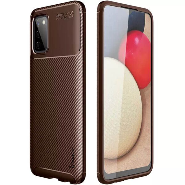 

TPU чехол iPaky Kaisy Series для Samsung Galaxy A02s Коричневый