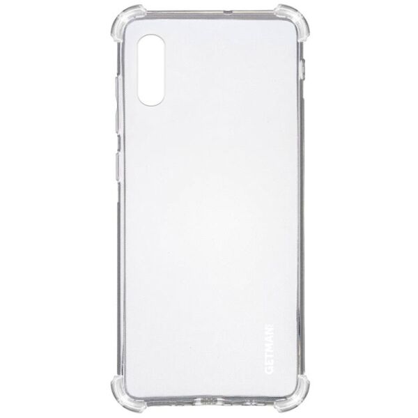 

TPU чехол GETMAN Ease logo усиленные углы для Samsung Galaxy A02 Бесцветный (прозрачный)