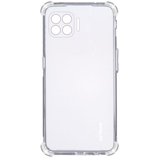 

TPU чехол GETMAN Ease logo усиленные углы для Oppo A93 Бесцветный (прозрачный)