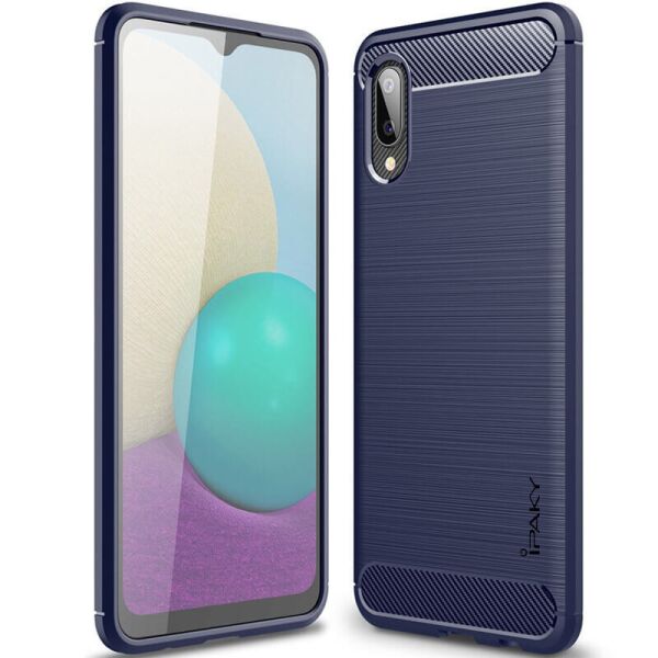 

TPU чехол iPaky Slim Series для Samsung Galaxy A02 Синий