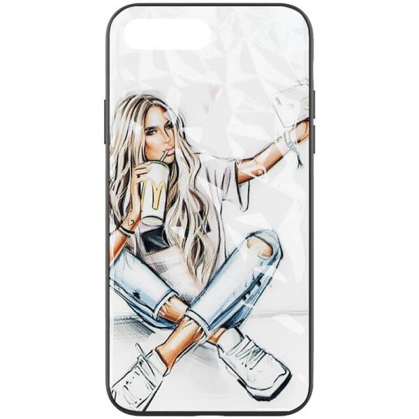 

TPU+PC чехол Prisma Ladies для Apple iPhone 7 plus / 8 plus (5.5″) Selfie